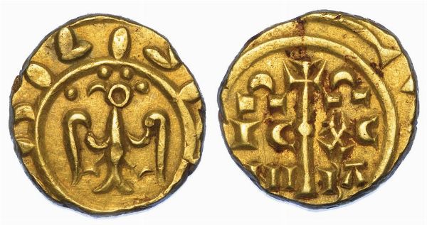 MESSINA. FEDERICO II, 1197-1250. Multiplo di tar.  - Asta Numismatica - Associazione Nazionale - Case d'Asta italiane