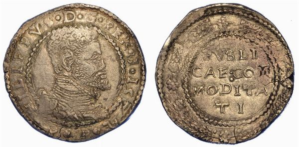 MESSINA. FILIPPO II D'ASBURGO, 1556-1598. Scudo da 10 tar 1572.  - Asta Numismatica - Associazione Nazionale - Case d'Asta italiane