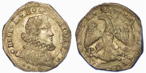 MESSINA. FILIPPO IV DI SPAGNA, 1621-1665. 4 tar 1643.  - Asta Numismatica - Associazione Nazionale - Case d'Asta italiane