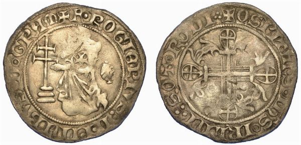 RODI. ORDINE DEI CAVALIERI DI S. GIOVANNI. ROGER DE PINS GRAN MAESTRO. Gigliato.  - Asta Numismatica - Associazione Nazionale - Case d'Asta italiane