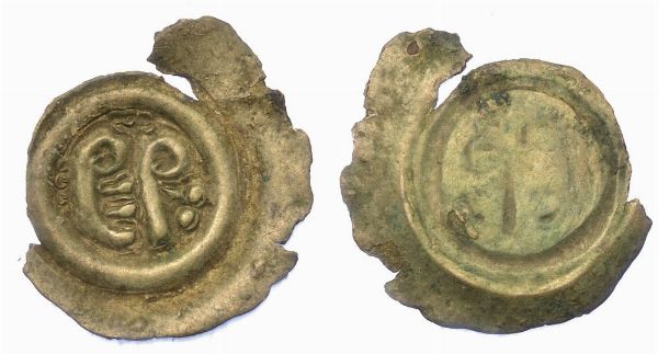 PAVIA. PERTARITO, 671-688. Mezza Siliqua.  - Asta Numismatica - Associazione Nazionale - Case d'Asta italiane