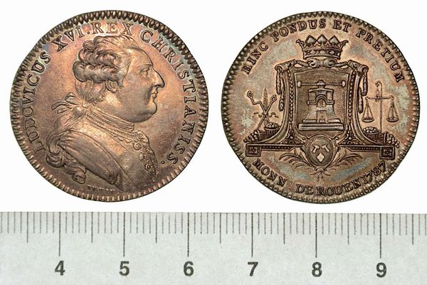 LUIGI XVI, 1774-1793. Medaglia in argento 1787. Rouen.  - Asta Numismatica - Associazione Nazionale - Case d'Asta italiane