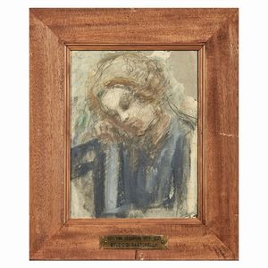 SEGANTINI GIOVANNI : Giovanni Segantini  - Asta DIPINTI DEL SECOLO XIX - Associazione Nazionale - Case d'Asta italiane