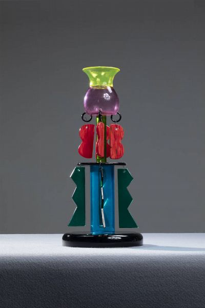 ETTORE SOTTSASS : Vaso mod. Clesitera  - Asta Asta di Design - Associazione Nazionale - Case d'Asta italiane