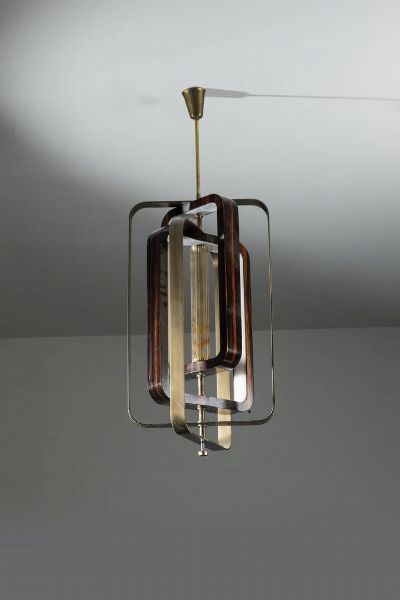 PRODUZIONE ITALIANA : Lampada a sospnsione  - Asta Asta di Design - Associazione Nazionale - Case d'Asta italiane