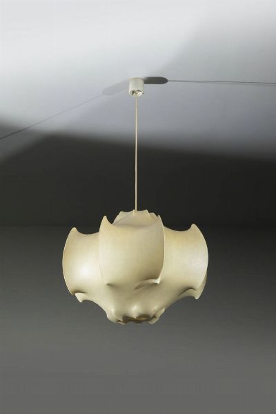 ACHILLE E PIER GIACOMO CASTIGLIONI : Lampada a sospensione mod. Viscontea  - Asta Asta di Design - Associazione Nazionale - Case d'Asta italiane