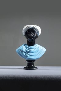 PIERO FORNASETTI Milano 1913 - 1988 - Busto di moro