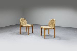 DE PAS  D'URBINO  LOMAZZI - Coppia poltroncine mod. Ciambotto