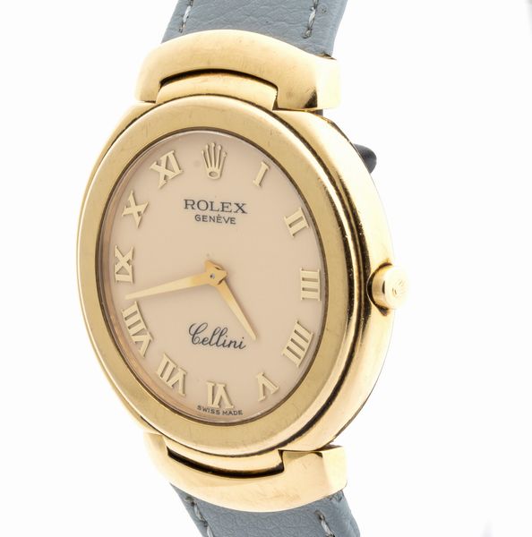 ROLEX Cellini: orologio da polso in oro ref. 6623, anni '2000  - Asta Gioielli, orologi, argenti e penne - Associazione Nazionale - Case d'Asta italiane