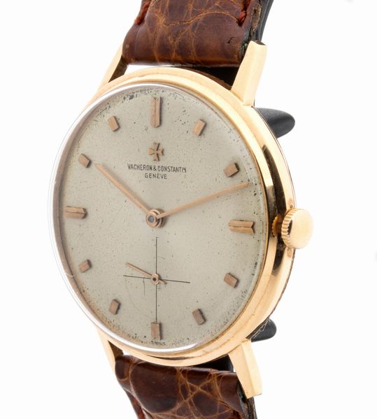 VACHERON & CONSTANTIN: orologio da polso uomo in oro ref. 6768, anni '50-'60  - Asta Gioielli, orologi, argenti e penne - Associazione Nazionale - Case d'Asta italiane