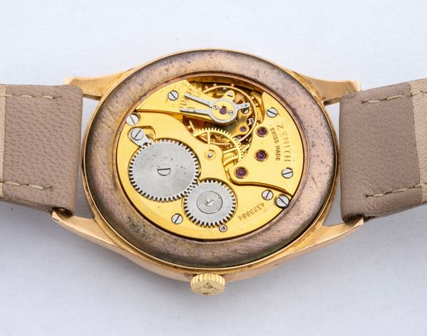 ZENITH: orologio da polso uomo in oro 18K  - Asta Gioielli, orologi, argenti e penne - Associazione Nazionale - Case d'Asta italiane