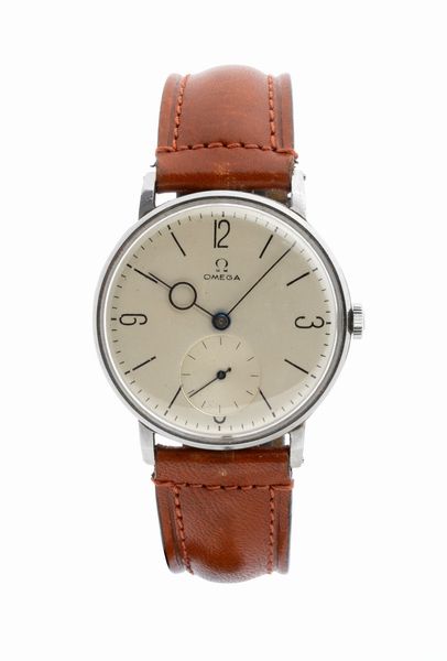 OMEGA: orologio da polso uomo in acciaio, anni '50  - Asta Gioielli, orologi, argenti e penne - Associazione Nazionale - Case d'Asta italiane