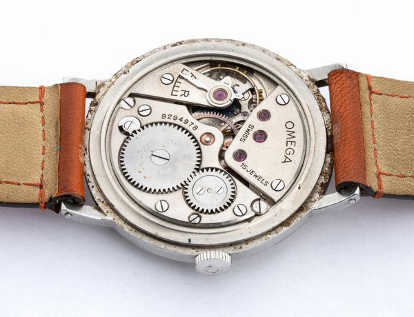 OMEGA: orologio da polso uomo in acciaio, anni '50  - Asta Gioielli, orologi, argenti e penne - Associazione Nazionale - Case d'Asta italiane