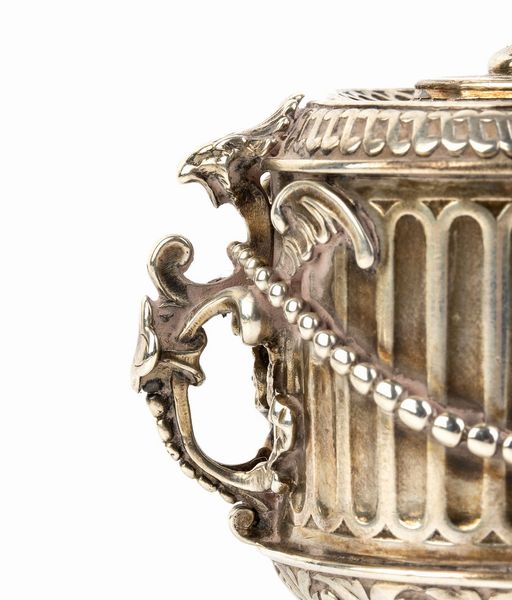 Calamaio francese in argento - Parigi, met XIX secolo  - Asta Gioielli, orologi, argenti e penne - Associazione Nazionale - Case d'Asta italiane
