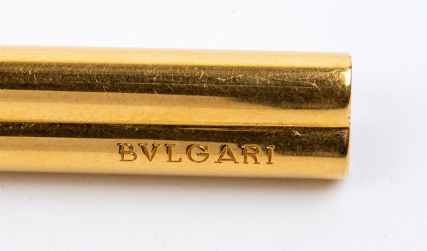 BULGARI: penna dorata  - Asta Gioielli, orologi, argenti e penne - Associazione Nazionale - Case d'Asta italiane