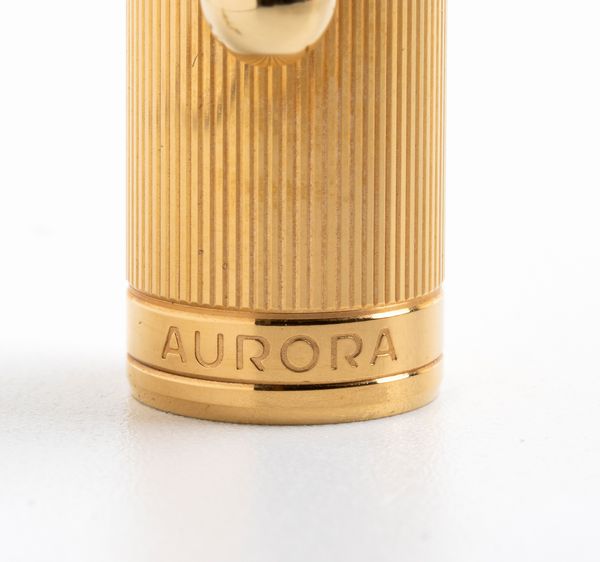 AURORA: penna stilografica con pennino in oro 14K  - Asta Gioielli, orologi, argenti e penne - Associazione Nazionale - Case d'Asta italiane