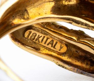 Anello volpe in oro e smalti  - Asta Gioielli, orologi, argenti e penne - Associazione Nazionale - Case d'Asta italiane