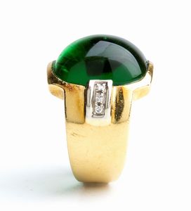 Anello in oro con paste vitree  - Asta Gioielli, orologi, argenti e penne - Associazione Nazionale - Case d'Asta italiane