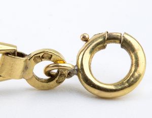 Bracciale in oro con maglie a rombo  13,50 gr  - Asta Gioielli, orologi, argenti e penne - Associazione Nazionale - Case d'Asta italiane