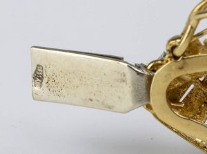 Bracciale oro giallo e rubini - anni '60  - Asta Gioielli, orologi, argenti e penne - Associazione Nazionale - Case d'Asta italiane