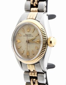 ROLEX: orologio da polso Lady acciaio e oro ref. 6619, 1960  - Asta Gioielli, orologi, argenti e penne - Associazione Nazionale - Case d'Asta italiane