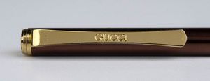 GUCCI: penna roller, inizio anni '80  - Asta Gioielli, orologi, argenti e penne - Associazione Nazionale - Case d'Asta italiane