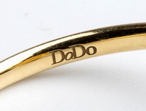 POMELLATO, collezione Dodo: anello in oro con motivo a cuore in pav di diamanti  - Asta Gioielli, orologi, argenti e penne - Associazione Nazionale - Case d'Asta italiane