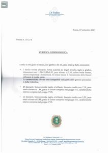 Anello con smeraldo e diamanti  - Asta Gioielli, orologi, argenti e penne - Associazione Nazionale - Case d'Asta italiane
