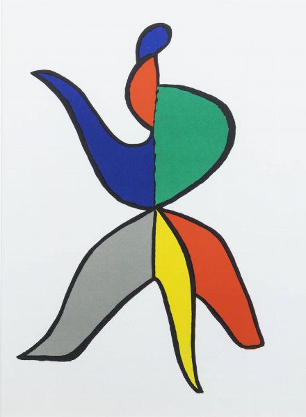 ALEXANDER CALDER Lawton (USA) 1898 - 1976 New York (USA) : Le bonnet 1963  - Asta Grafica - Associazione Nazionale - Case d'Asta italiane