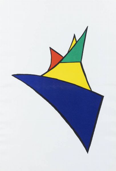 ALEXANDER CALDER Lawton (USA) 1898 - 1976 New York (USA) : Etend 1963  - Asta Grafica - Associazione Nazionale - Case d'Asta italiane