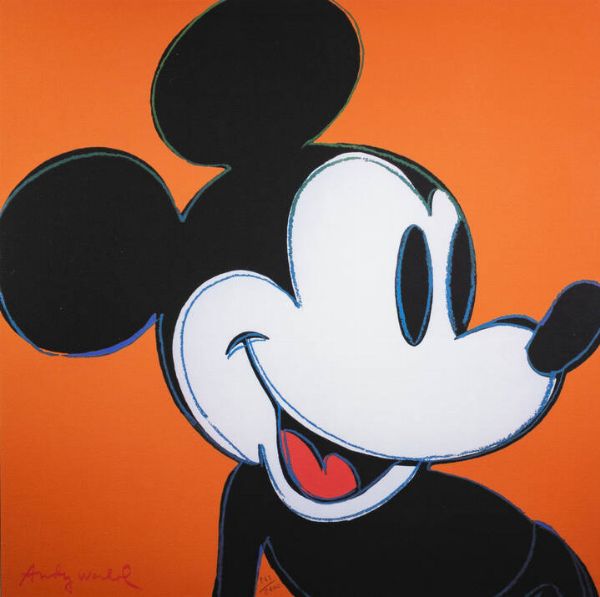 ANDY WARHOL Pittsburgh (USA) 1927 - 1987 New York (USA) : Mickey mouse  - Asta Grafica - Associazione Nazionale - Case d'Asta italiane