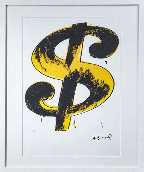 ANDY WARHOL Pittsburgh (USA) 1927 - 1987 New York (USA) : Dollar  - Asta Grafica - Associazione Nazionale - Case d'Asta italiane