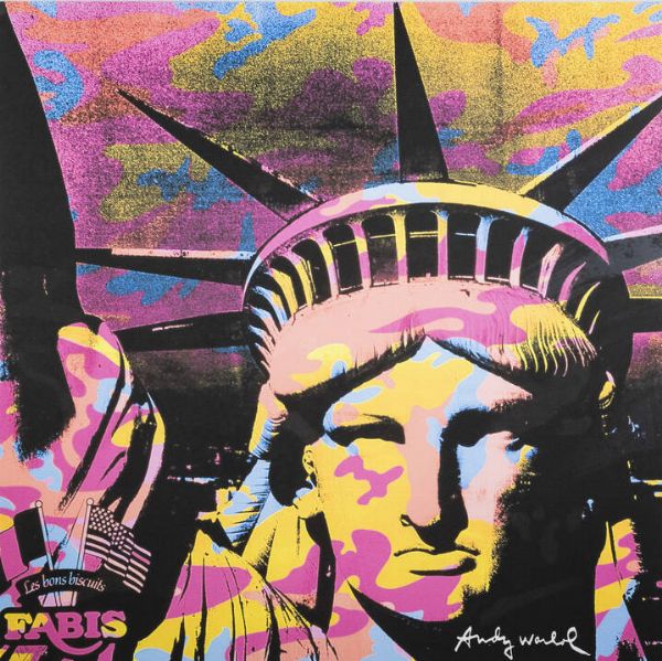 ANDY WARHOL Pittsburgh (USA) 1927 - 1987 New York (USA) : Statua della libert  - Asta Grafica - Associazione Nazionale - Case d'Asta italiane