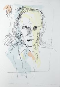 ERNESTO TRECCANI Milano 1920 - 2009 - Ritratto di Picasso