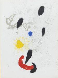 JOAN MIRO' Barcellona (Spagna) 1893 - 1983 Palma (Spagna) - Danse barbare I 1963