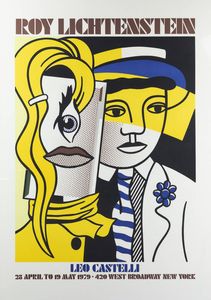 ROY LICHTENSTEIN New York (USA) 1923  1997 - Manifesto Galleria Castelli