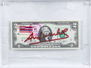 ANDY WARHOL Pittsburgh (USA) 1927 - 1987 New York (USA) - Two Dollars (Thomas Jefferson)