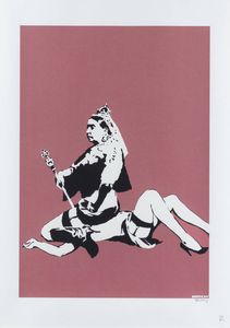 BANSKY Bristol (Inghilterra) 1974 - Queen Vic