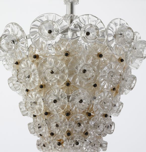 BAROVIER ERCOLE (1889 - 1974) : Lampada a sospensione  - Asta Asta 427 | DESIGN E ARTI DECORATIVE DEL NOVECENTO Tradizionale - Associazione Nazionale - Case d'Asta italiane