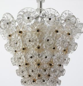 BAROVIER ERCOLE (1889 - 1974) : Lampada a sospensione  - Asta Asta 427 | DESIGN E ARTI DECORATIVE DEL NOVECENTO Tradizionale - Associazione Nazionale - Case d'Asta italiane