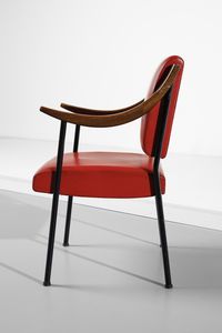 RAVASI BRUNO (1911 - 1978) : Coppia di poltroncine  - Asta Asta 427 | DESIGN E ARTI DECORATIVE DEL NOVECENTO Tradizionale - Associazione Nazionale - Case d'Asta italiane