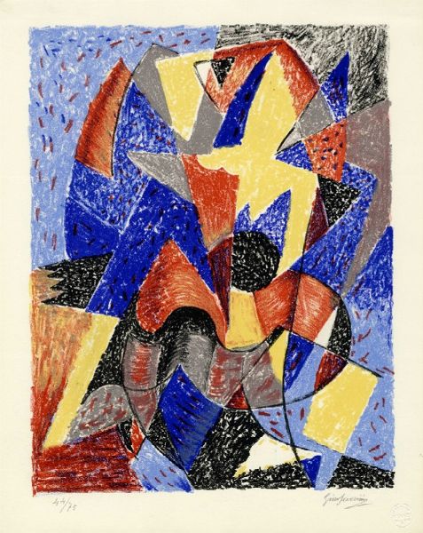 Gino Severini : Omaggio a Boccioni.  - Asta Arte Antica, Moderna e Contemporanea [Parte II] - Associazione Nazionale - Case d'Asta italiane