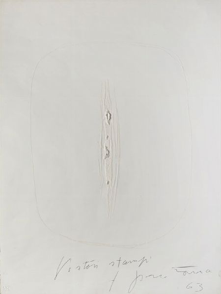 LUCIO FONTANA : Concetto Spaziale.  - Asta Arte Antica, Moderna e Contemporanea [Parte II] - Associazione Nazionale - Case d'Asta italiane