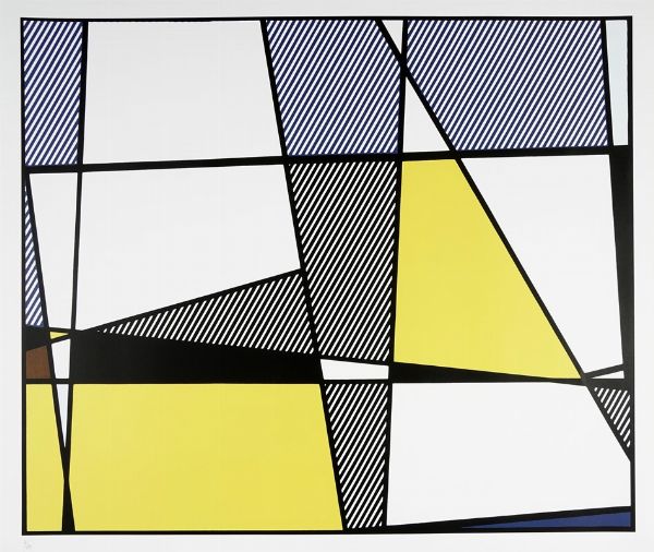 Roy Lichtenstein : Cow Going Abstract (Triptych).  - Asta Arte Antica, Moderna e Contemporanea [Parte II] - Associazione Nazionale - Case d'Asta italiane