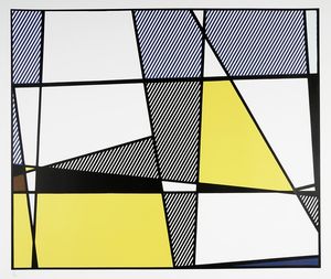 Roy Lichtenstein : Cow Going Abstract (Triptych).  - Asta Arte Antica, Moderna e Contemporanea [Parte II] - Associazione Nazionale - Case d'Asta italiane