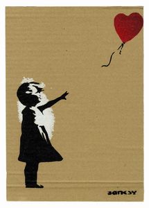 Banksy - Dismaland. The Balloon Girl.