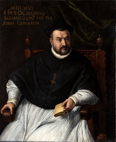 Paolo Caliari Veronese, Cerchia di : Ritratto di cardinale  - Asta Dipinti, disegni e sculture dal XIV al XIX secolo - Associazione Nazionale - Case d'Asta italiane