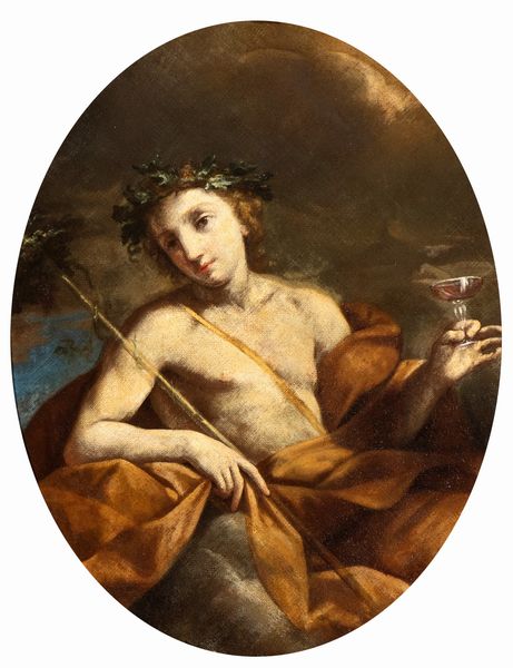 Giovanni Andrea Sirani, Attribuito a : a) Apollo; b) Bacco. Coppia di dipinti  - Asta Dipinti, disegni e sculture dal XIV al XIX secolo - Associazione Nazionale - Case d'Asta italiane