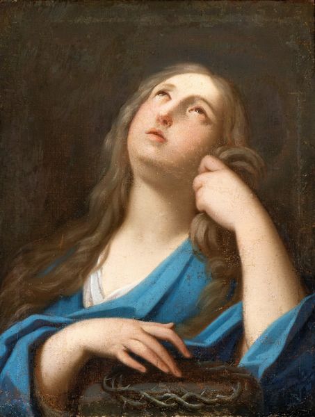 Pietro Antonio Rotari : Maria Maddalena in meditazione sulla corona di spine  - Asta Dipinti, disegni e sculture dal XIV al XIX secolo - Associazione Nazionale - Case d'Asta italiane