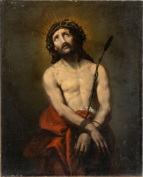 Guido Reni , Cerchia di : Ecce Homo  - Asta Dipinti, disegni e sculture dal XIV al XIX secolo - Associazione Nazionale - Case d'Asta italiane